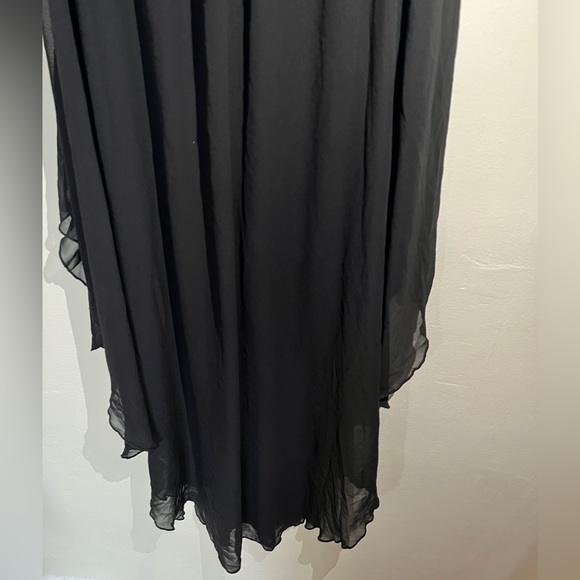 Women’s Black Strapless High-Low Dress - Picture 6 of 6